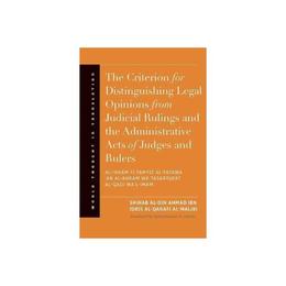 Criterion for Distinguishing Legal Opinions from Judicial Ru, editura Yale University Press Academic