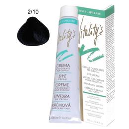 Crema Coloranta Permanenta - Vitality's Linea Capillare Dye Cream, nuanta 2/10 Dark Blue, 100ml