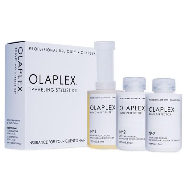 Kit Tratamente Par Vopsit - OLAPLEX Traveling Stylist Kit 15 Aplicari