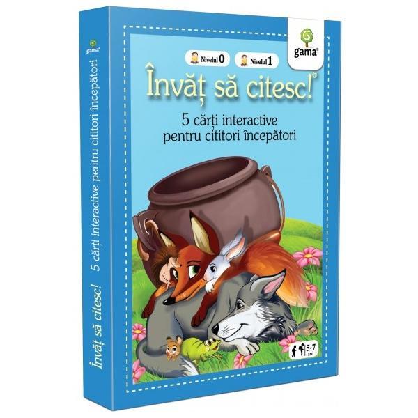 Pachet Invat sa citesc pentru cititori incepatori Vol.2, editura Gama