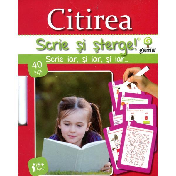 Scrie si sterge - Citirea, editura Gama