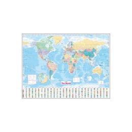 Collins World Wall Laminated Map - , editura Watkins Publishing