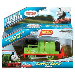 Trenulet Percy Locomotiva Motorizata cu lumini Thomas&Friends Track Master