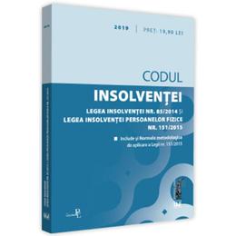 Codul insolventei 2019, editura Universul Juridic