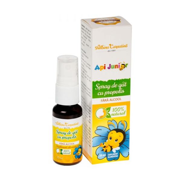 Spray de Gat cu Propolis Api Junior Albina Carpatina, Apicola Pastoral Georgescu, 20ml