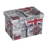 Taburet cu spatiu de depozitare 48x32 Londra