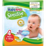 Scutece Babylino Sensitive 4, 7-18 kg, 20 bucati