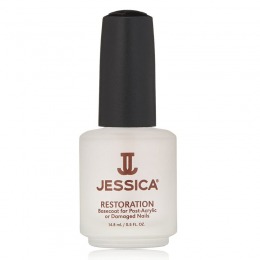 Tratament Restaurare Unghii - Jessica Restoration Base Coat for Post-Acrylic or Damaged Nails, 14.8ml