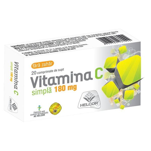 Vitamina C 180MG Helcor, 20 capsule