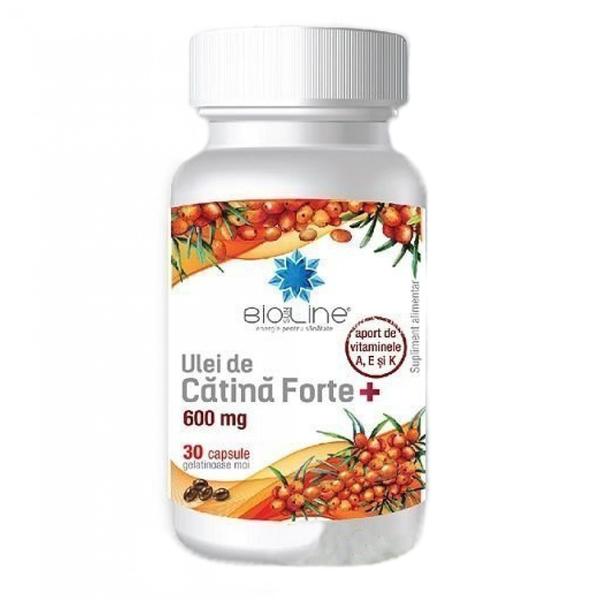 Ulei de Catina Forte 600MG Helcor, 30 capsule