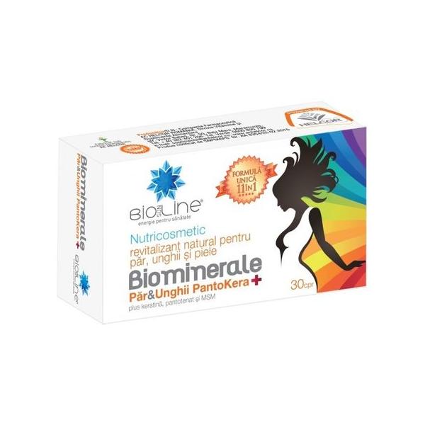 Biominerale Par si Unghii Pantokera+ Helcor, 30 comprimate