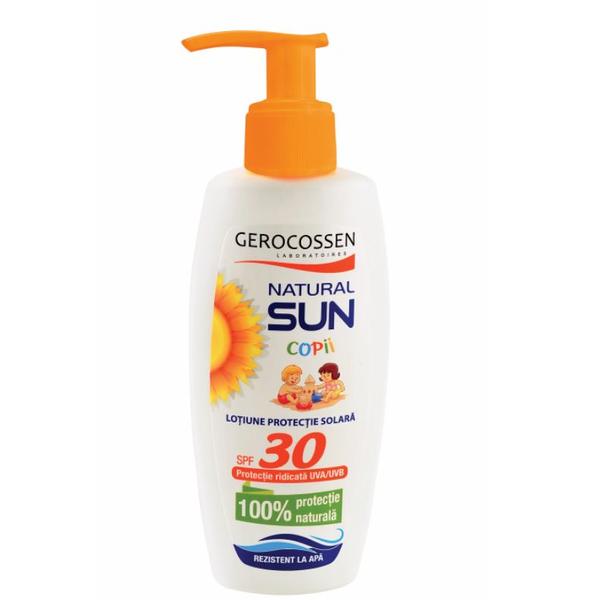 Lotiune cu Protectie Solara pentru Copii SPF30 Gerocossen Natural Sun, 200 ml