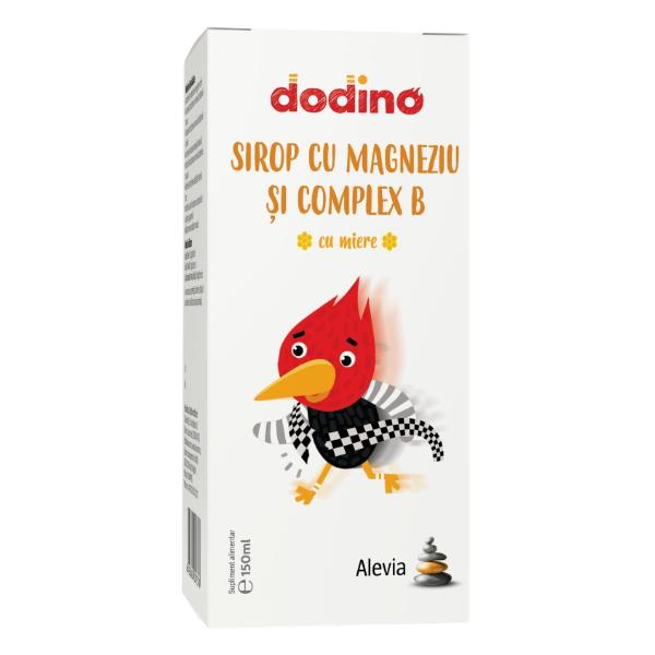 Sirop Magneziu si Complex B cu Miere Dodino Alevia, 150ml