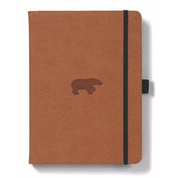 Dingbats* Wildlife A5+ Brown Bear Notebook - Graph, editura Dingbats Notebooks Ltd