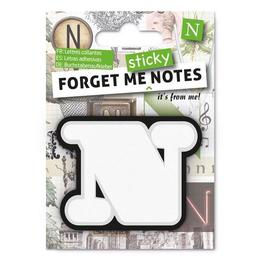 Forget Me Sticky Notes Letter N, editura If Cardboard Creations Ltd