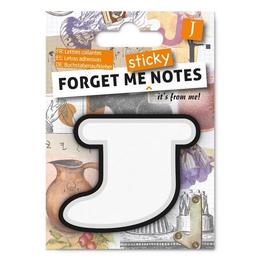 Forget Me Sticky Notes Letter J, editura If Cardboard Creations Ltd