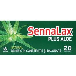 SennaLax Plus Aloe Biofarm, 20 comprimate