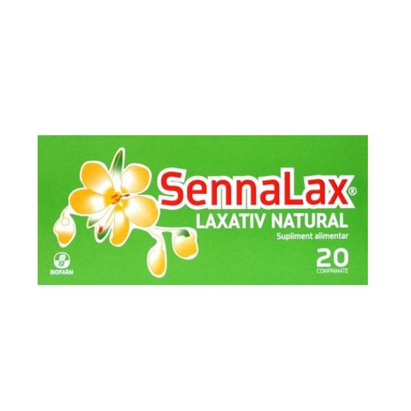 SennaLax Laxativ Natural Biofarm, 20 comprimate
