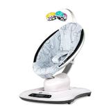 Fotoliu Balansoar Bebelusi 4MOMS MamaRoo 4.0 Plush Silver