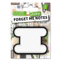 Forget Me Sticky Notes Letter I, editura If Cardboard Creations Ltd