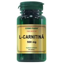 L-Carnitina 500mg Cosmo Pharm Premium, 30 tablete