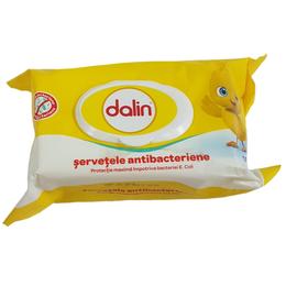 Servetele Umede Antibacteriene cu Capac Dalin, 100 buc