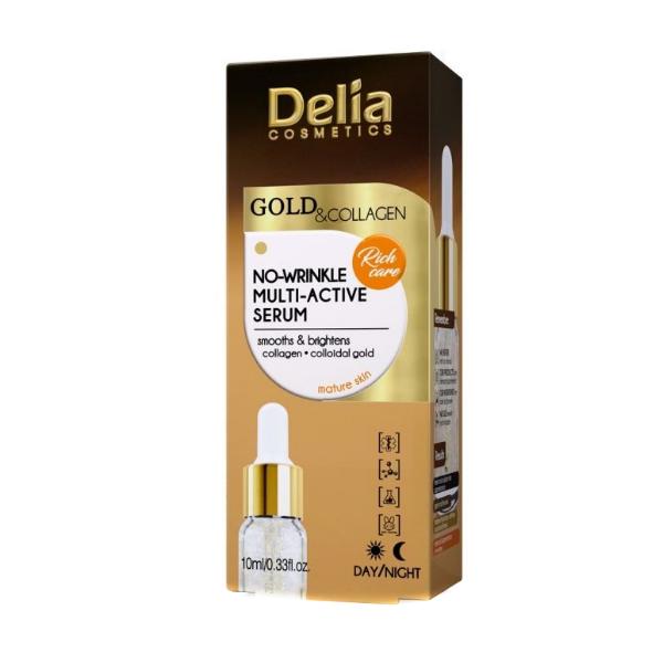 Ser Antirid cu Aur si Colagen Delia Cosmetics, 10ml