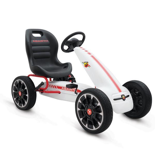 Kart cu pedale Abarth 500 Assetto White - Fiat Chrysler Automobiles