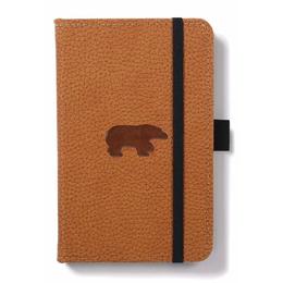 Dingbats* Wildlife A6 Pocket Brown Bear Notebook - Graph, editura Dingbats Notebooks Ltd