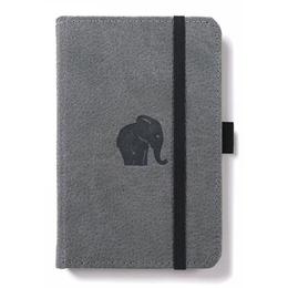 Dingbats* Wildlife A6 Pocket Grey Elephant Notebook - Graph, editura Dingbats Notebooks Ltd