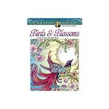 Creative Haven Birds and Blossoms Coloring Book - Marjorie Sarnat, editura Dover Publications