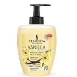 Sapun Lichid de Lux cu Extract de Vanilie - Cosmetica Afrodita Vanilla Cream Liquid Hand Wash, 300 ml