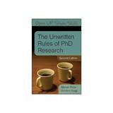 Unwritten Rules of PhD Research - Gordon Rugg, editura World Scientific Publishing Uk