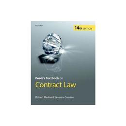 Poole&#039;s Textbook on Contract Law - Robert Merkin, editura Oxford University Press Academ