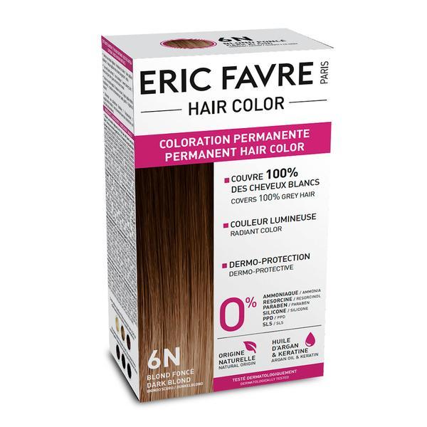 Vopsea de par fara amoniac Eric Favre Hair Color 6N Blond &icirc;nchis