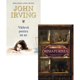 Pachet: Vaduva pentru un an (John Irving) + Miniaturista (Jessie Burton), editura Rao