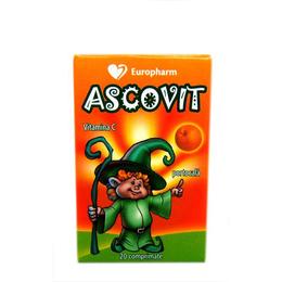 Ascovit Portocala Europharm 100mg, 20 comprimate