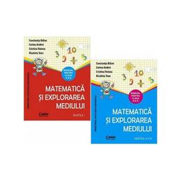 Matematica si explorarea mediului - Clasa 2. Partea I + II - Manual + CD - Constanta Balan, Corina Andrei, editura Corint