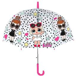 Umbrela fetite  LOL Surprise transparenta cu imaginea papusilor 