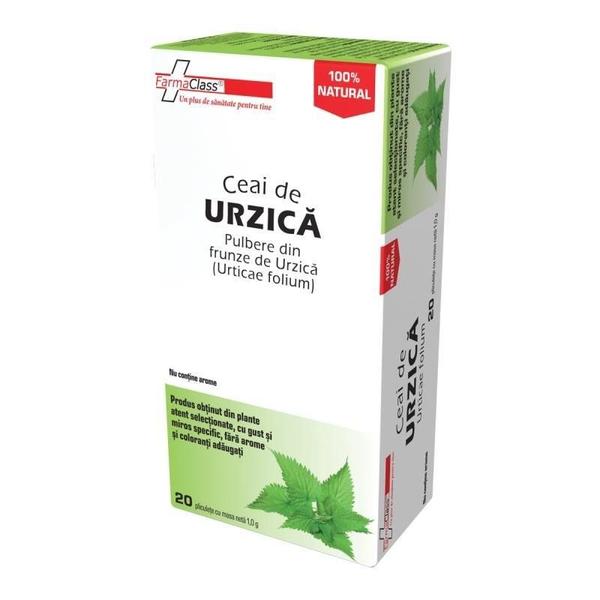 Ceai de Urzica Farma Class, 20 doze
