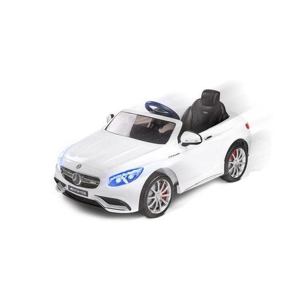 Masinuta electrica Toyz Mercedes-Benz S63 AMG 12 V cu telecomanda White