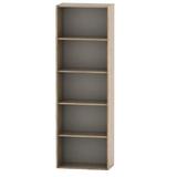 Etajera biblioraft inalt GL TEMPO ASISTENT 001, 175x57x34 cm, stejar sonoma