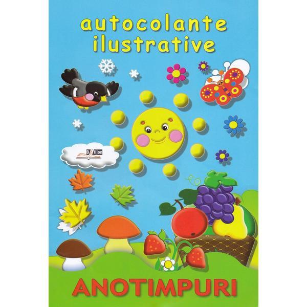 Anotimpuri. Autocolante ilustrative, editura Biblion