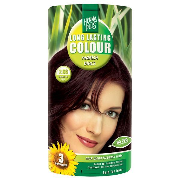 Vopsea par, Long Lasting Colour, 2.66 Reddish Black, Hennaplus