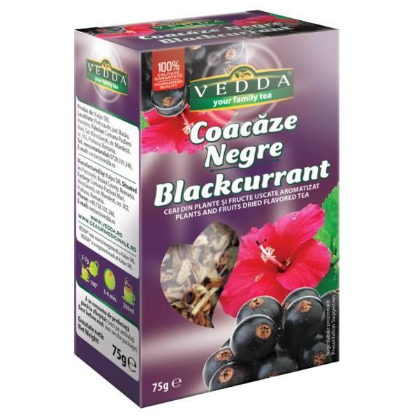 Ceai de Coacaze Negre Vedda, 75g