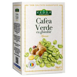 Cafea Verde Macinata cu Ghimbir Vedda, 50g