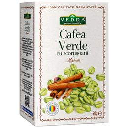 Cafea Verde Macinata cu Scortisoara Vedda, 50g