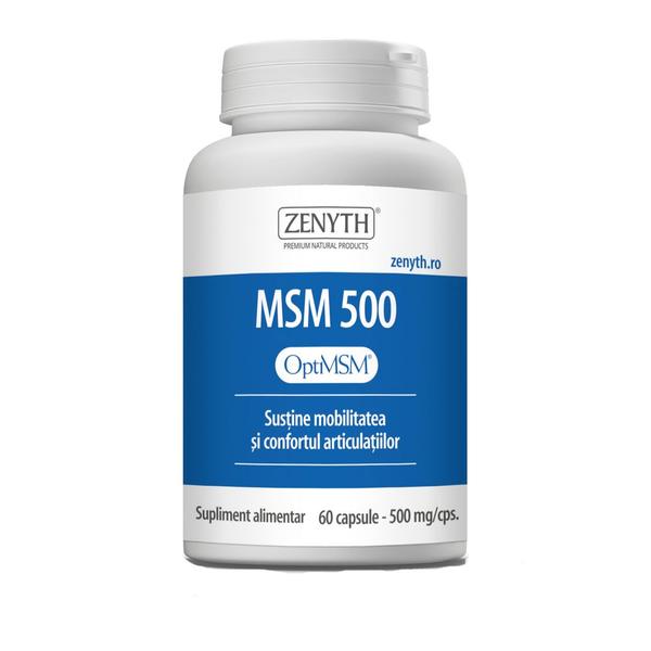 MSM 500 Zenyth Pharmaceuticals, 60 capsule