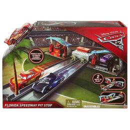 Set de joaca Disney Cars 3, Pista de lansare, Florida Speedway Pit Stop