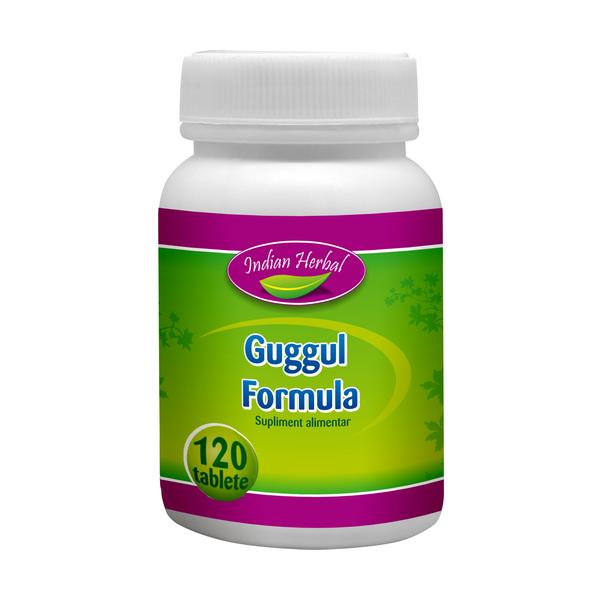 Guggul Formula Indian Herbal, 120 comprimate